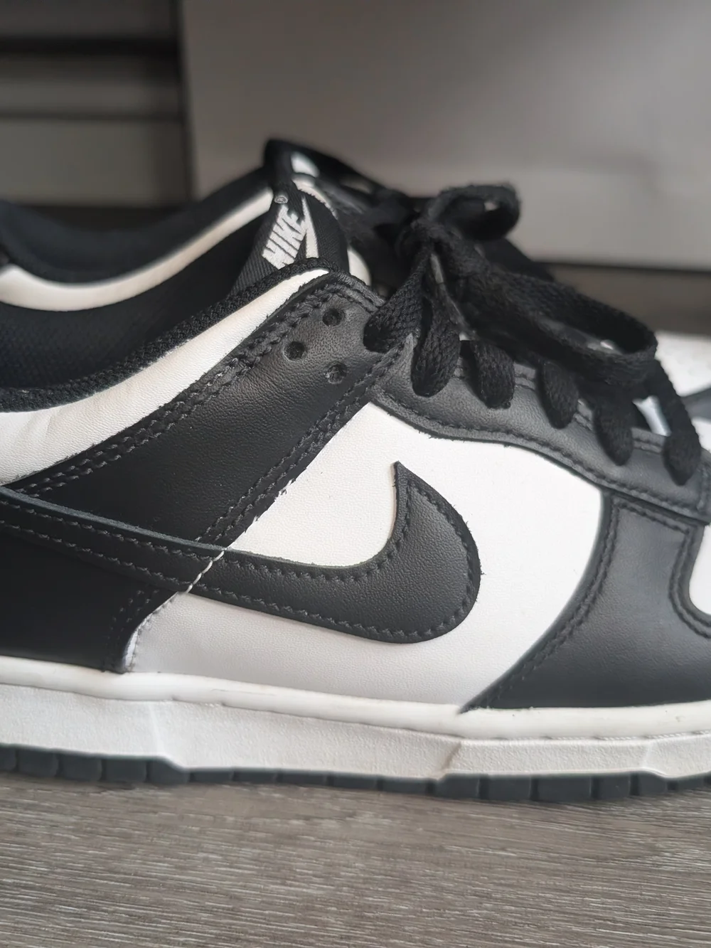 Nike Black and White Low-Top Sneakers Panda